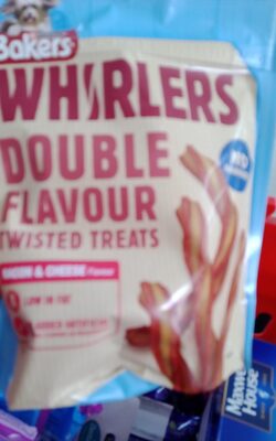 Bakers Whirlers Bacon and Cheese Dog Treats