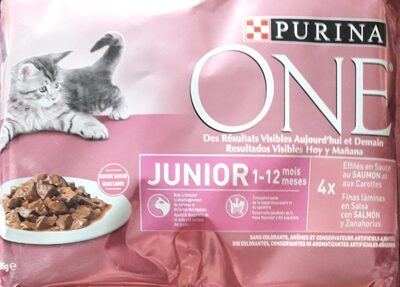 purina pâté pour chat junior au saumon